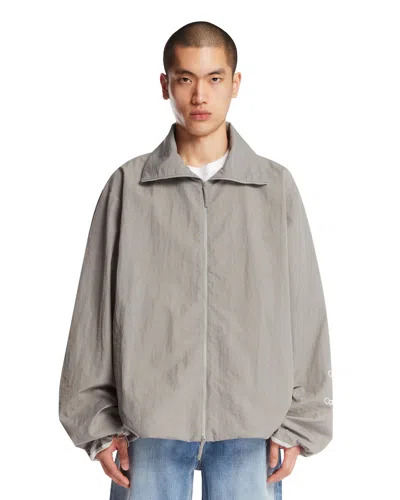 Calvin Klein Gray Nylon Zip Jacket