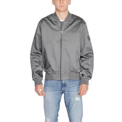 Calvin Klein Gray Organic Cotton Jackets & Men's Coat
