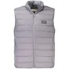 Calvin Klein Gray Polyamide Men Jacket In Gray