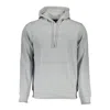 Calvin Klein Gray Polyester Men Sweater In Silver
