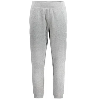 Calvin Klein Gray Polyester Pant In Neutral