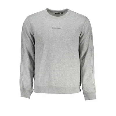 Calvin Klein Polyester Men's Sweater In Grey
