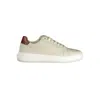 Calvin Klein Gray Polyethylene Men Sneaker In White