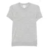 Calvin Klein Knitted T-shirt In Gray