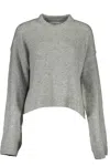 Shop Calvin Klein Gray Wool Women Sweater