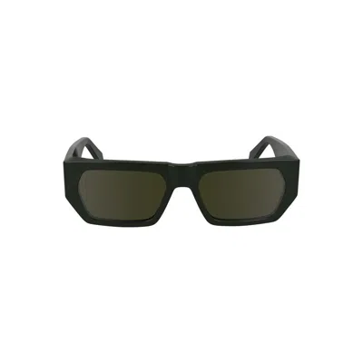Calvin Klein Green Acetate Men Sunglasses