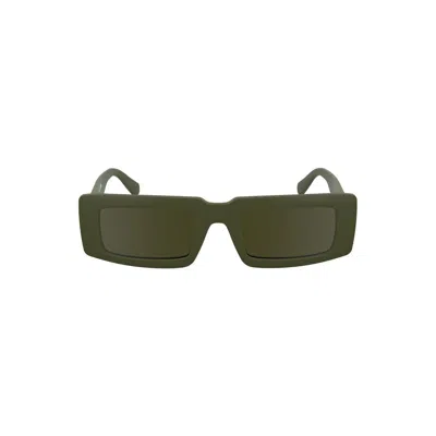 Calvin Klein Green Bio Based Fabric Sunglasses