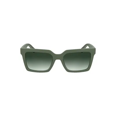 Calvin Klein Green Bio Based Fabric Sunglasses