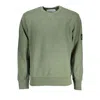 Calvin Klein Green Cotton Sweater In Green