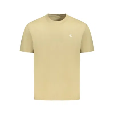 CALVIN KLEIN GREEN COTTON T-SHIRT
