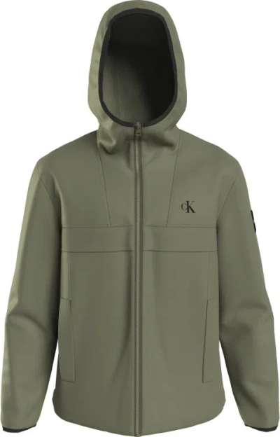 Calvin Klein Green Hooded Jacket