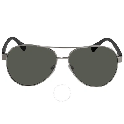 Calvin Klein Green Pilot Men's Sunglasses Ck19316s 045 60 In Green / Silver