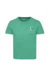 Calvin Klein Short-sleeved T-shirt In Green