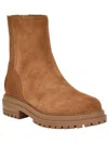 Calvin Klein Greg Womens Suede Ankle Ankle Boots In White