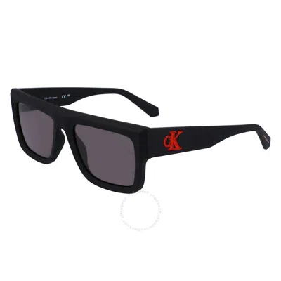 Calvin Klein Grey Browline Unisex Sunglasses Ckj23642s 002 54