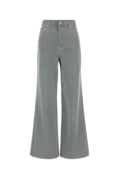 Calvin Klein Grey Denim Jeans In Gray