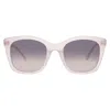 Calvin Klein Grey Gradient Butterfly Ladies Sunglasses Ck21506s 664 52 In Purple