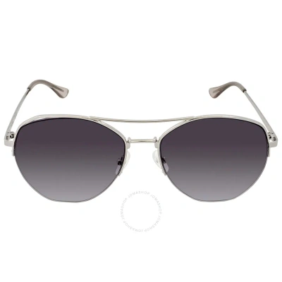 Calvin Klein Grey Gradient Pilot Ladies Sunglasses Ck20121s 045 57