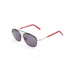 Calvin Klein Grey Pilot Men's Sunglasses Cknyc1810s 001 52