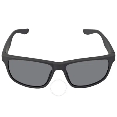 Calvin Klein Grey Rectangular Men's Sunglasses Ck19539s 020 59 In Black