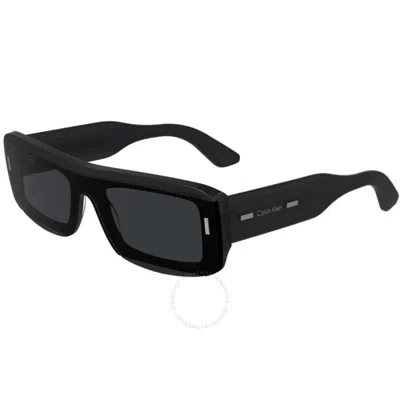 Calvin Klein Grey Rectangular Unisex Sunglasses Ck24503s 059 51