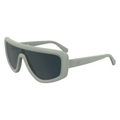 Calvin Klein Grey Shield Unisex Sunglasses Ckj25605s 050 59 In Gray