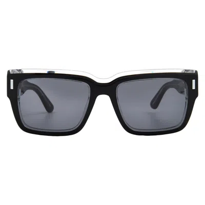 Calvin Klein Grey Sport Men's Sunglasses Ck23538s 001 55 In Black