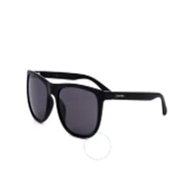 Calvin Klein Grey Square Ladies Sunglasses Ck22557s 001 58 In Black