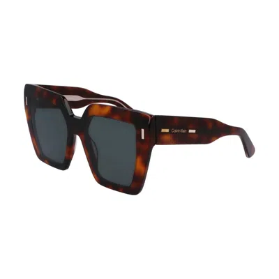 Calvin Klein Grey Square Ladies Sunglasses Ck23502s 220 52