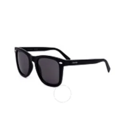 Calvin Klein Grey Square Men's Sunglasses Ck22555s 001 51 In Black