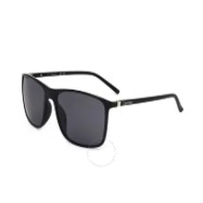 Calvin Klein Grey Square Unisex Sunglasses Ck22558s 001 57 In Black