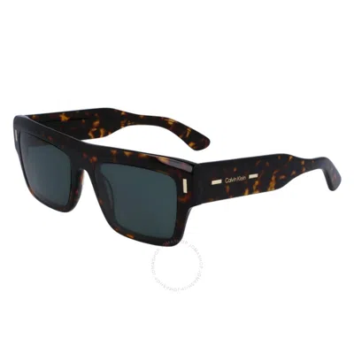 Calvin Klein Grey Square Unisex Sunglasses Ck23504s 235 55
