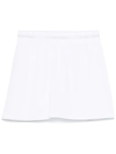 Calvin Klein Gym Skort In White