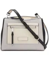 Calvin Klein Hadley Adjustable Crossbody In Dove,black,white