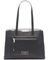 Calvin Klein Hadley Tote In Black,dove