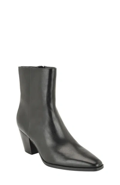 Calvin Klein Hartford Leather Bootie In Black 001