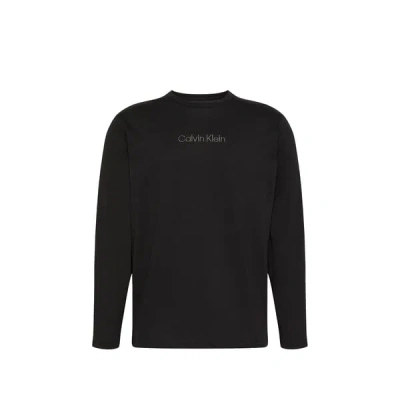 Calvin Klein Haut De Pyjama En Coton In Black