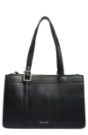 Calvin Klein Havana Shoulder Bag In Black