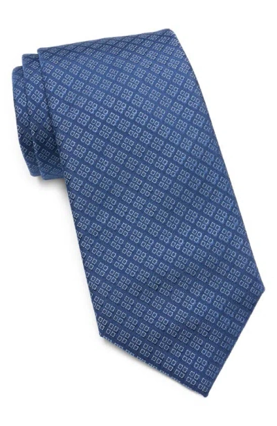 Calvin Klein Hayden Natte Tie In Blue