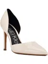CALVIN KLEIN HAYDEN WOMENS FAUX LEATHER POINTED TOE PUMPS