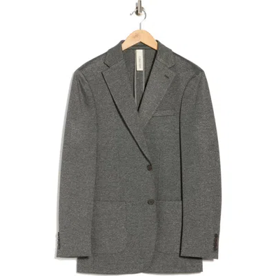 Calvin Klein Heathered Notch Lapel Sport Coat In Gray
