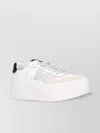 Calvin Klein Panel Contrast Low-top Rubber Sole Sneakers