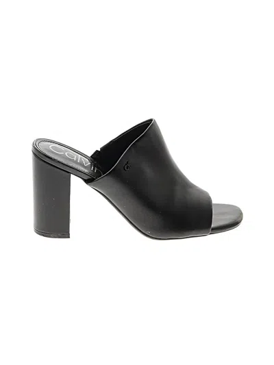 Pre-owned Calvin Klein Heels In Black