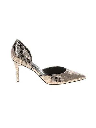 Pre-owned Calvin Klein Heels In Gold
