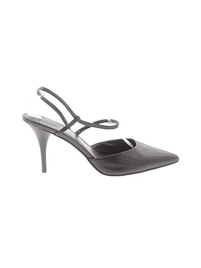 Pre-owned Calvin Klein Heels In Gray