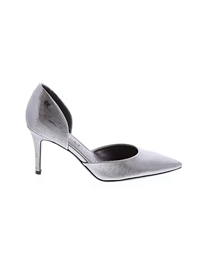 Pre-owned Calvin Klein Heels In Silver