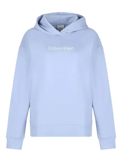 Calvin Klein Hero Logo Hoodie Clothing In Blue