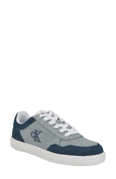 Calvin Klein Heyra Sneaker In Medium Blue