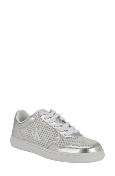 Calvin Klein Heyra Trainer In Silver
