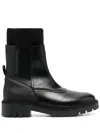 Calvin Klein High-ankle Leather Chelsea Boots In Schwarz